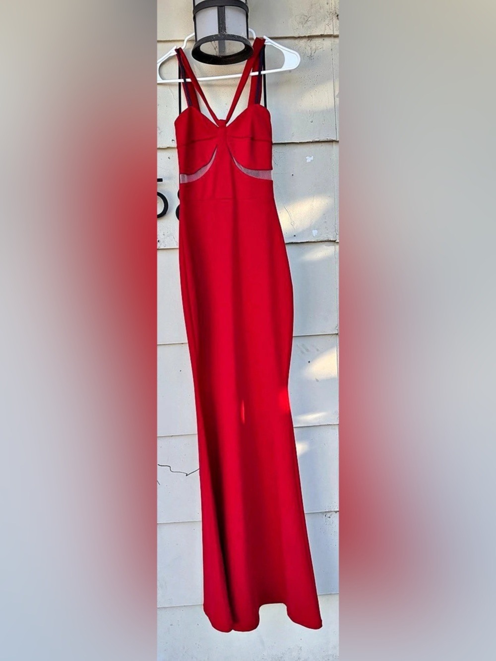 Windsor red  Maxi Dress Size XS NWT